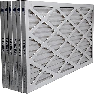 14x25x1 MERV 11- Case of 6. Actual/Exact Size 13 1/2" x 24 1/2" x 3/4". Made in Canada by FurnaceFilters. Ca