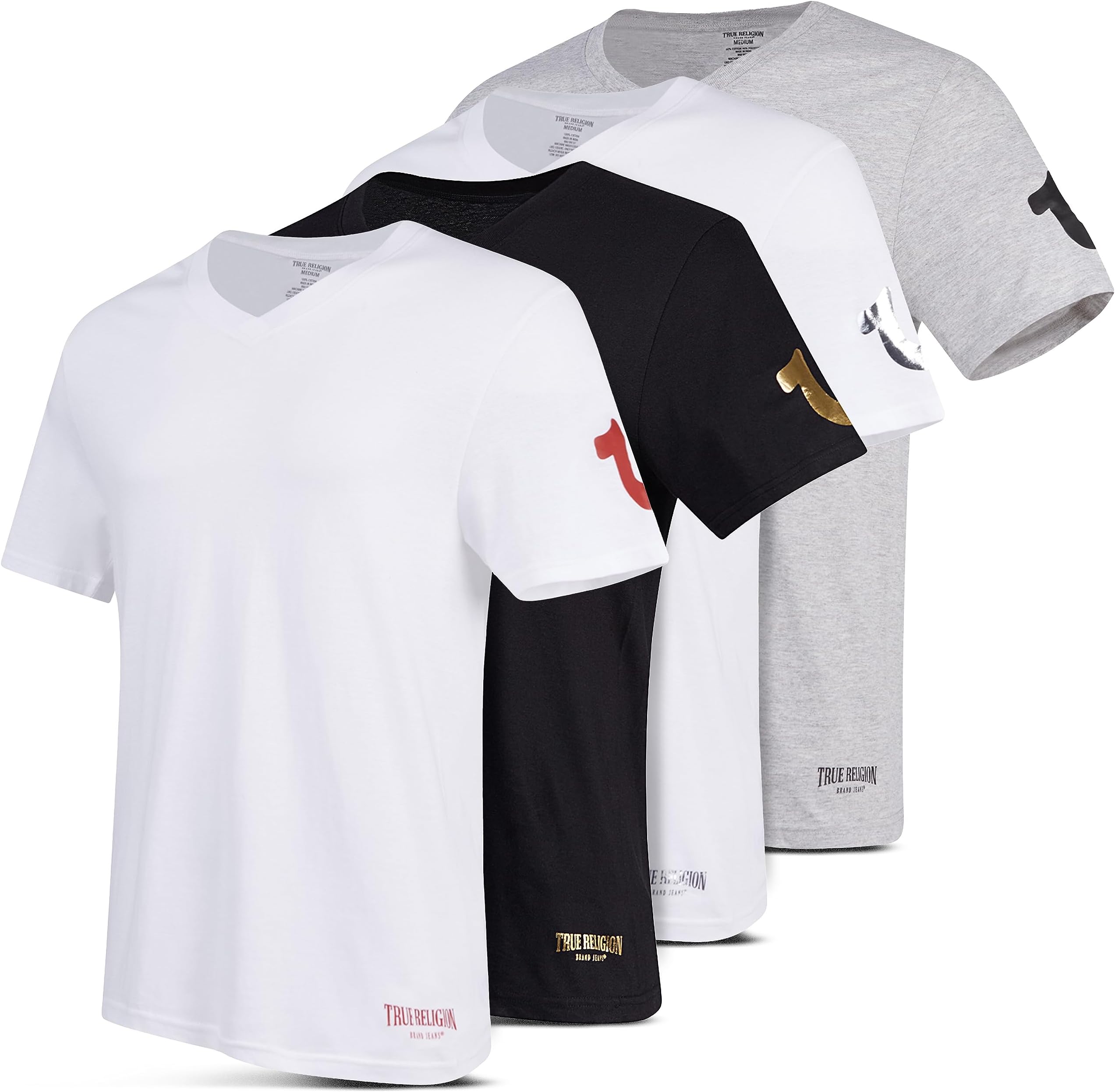 Mens Undershirts 4 Pack Lightweight Mens Undershirt, 100% Cotton