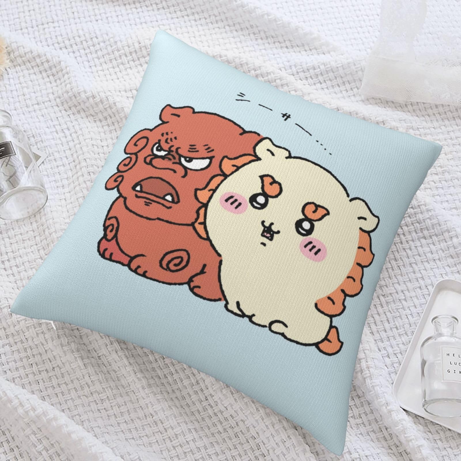 Amazon.co.jp: クッションカバー ちいかわ シーサー 座布団カバー 肌に