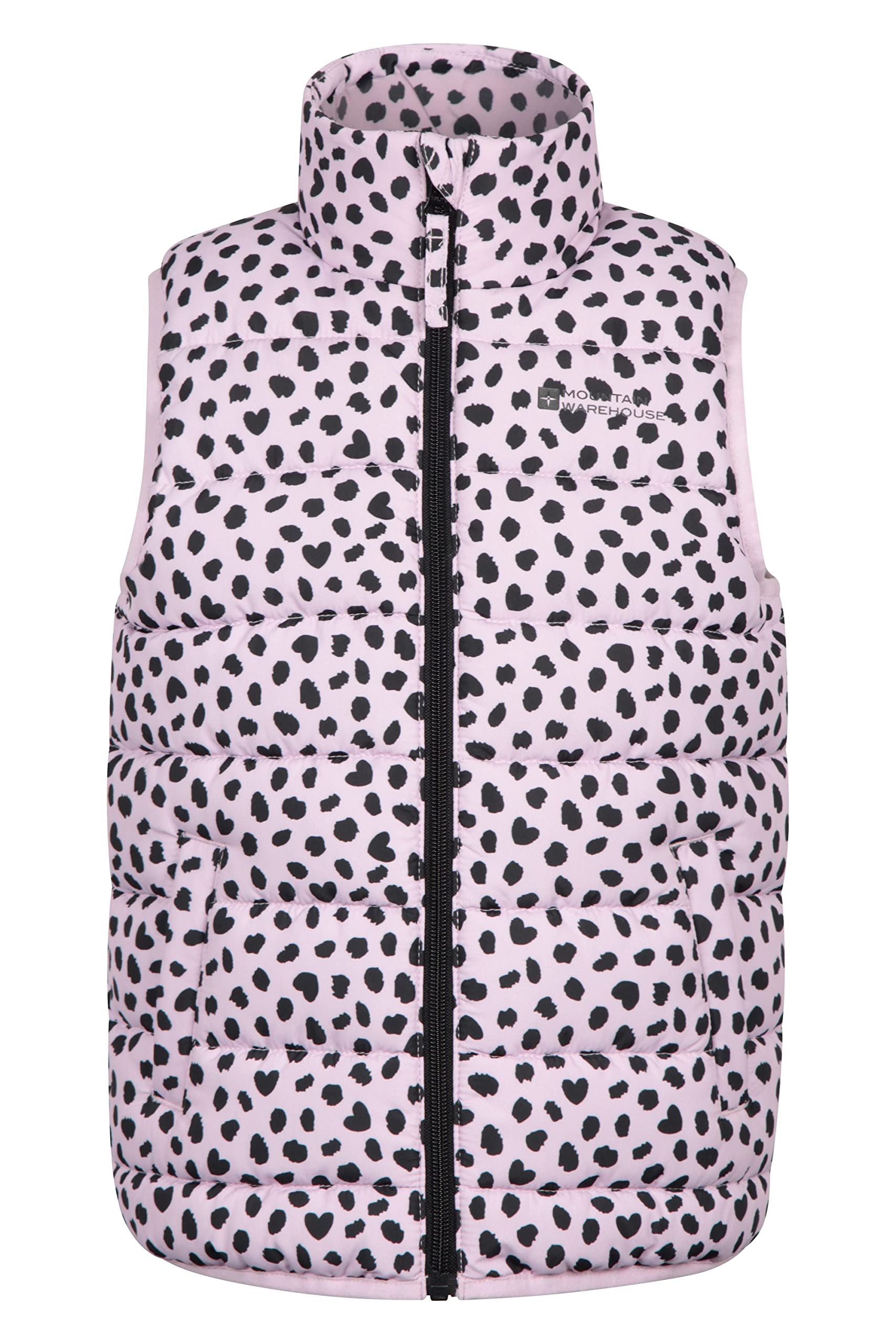Mountain Warehouse Rocko Kids Printed Padded Gilet Lilac (Printed) 13y