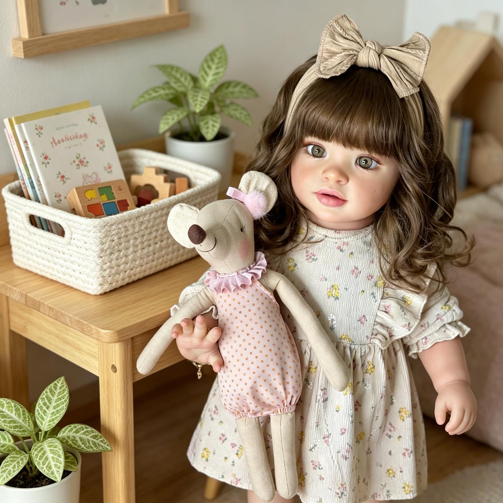 51 cm Reborn Baby Dolls Pippa Realistyczne Reborn Maluch Lalki Dziewczyna Tkanina Body Wygląda Prawdziwie Realistyczne Maluch Baby Doll Miękki Winylowy Silikon Niemowlęta Lalka z Akcesoriami