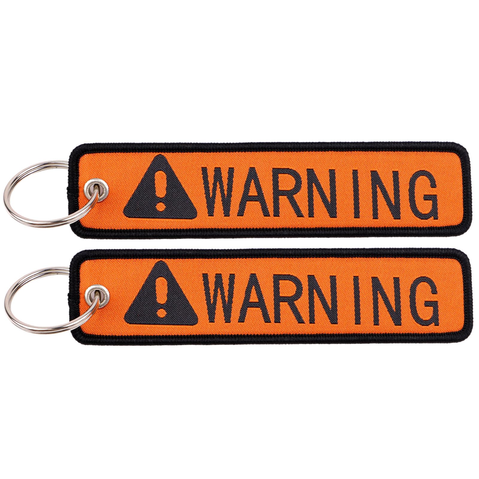 BKBKAAK Woven Keychains (2-Packs) - Motorcycle Key Tag for Keys, Cars, Scooters, Aesthetic Key Chain for Women, Teacher, Men