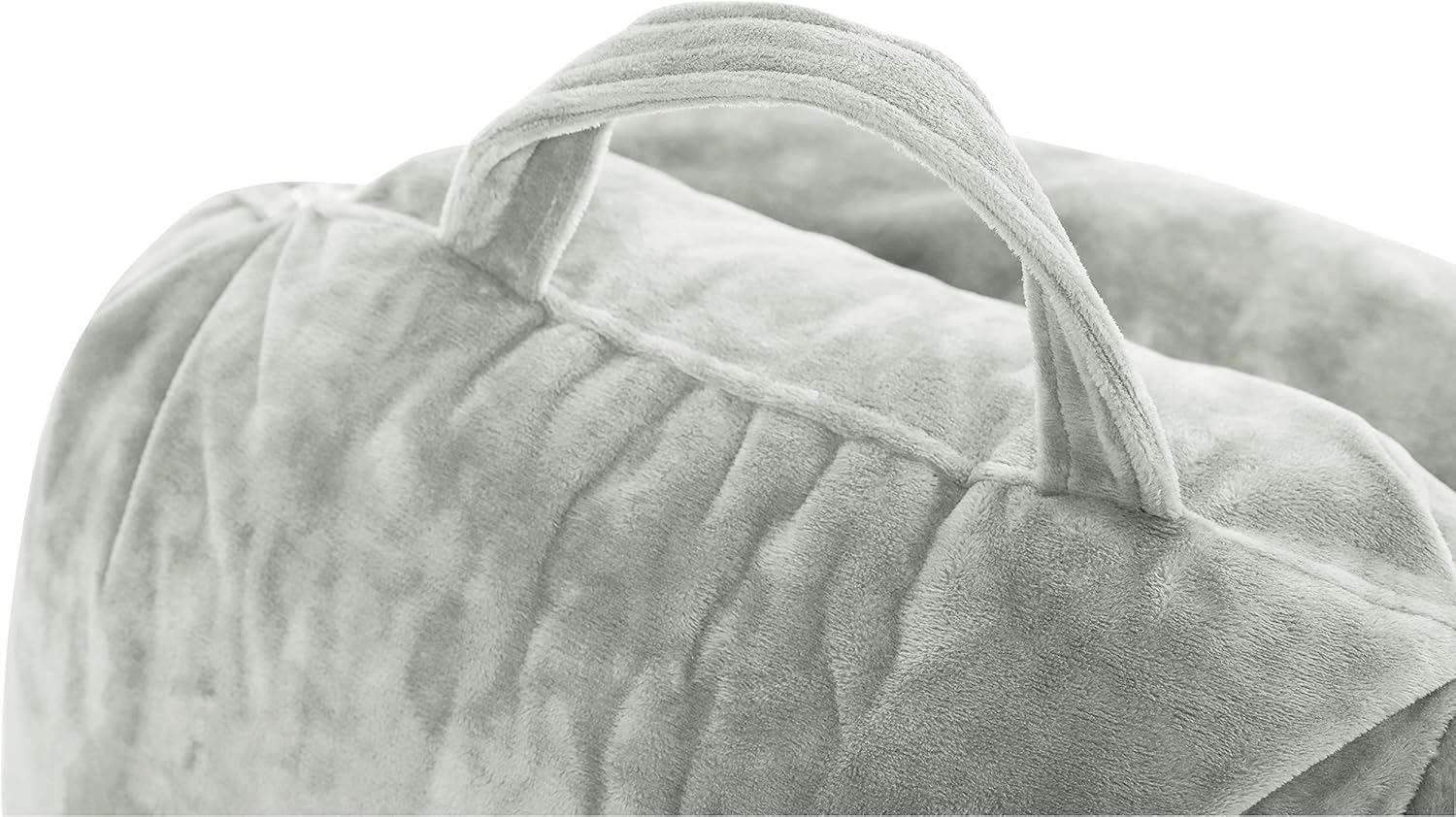 Husband Pillow XXL Cover Only Desert Sage, Microfiber Bed Rest Pillow Cover with Arms - Array of Colors - Generous Side and Back Pockets for Your Favorite Comfy Reading Pillow