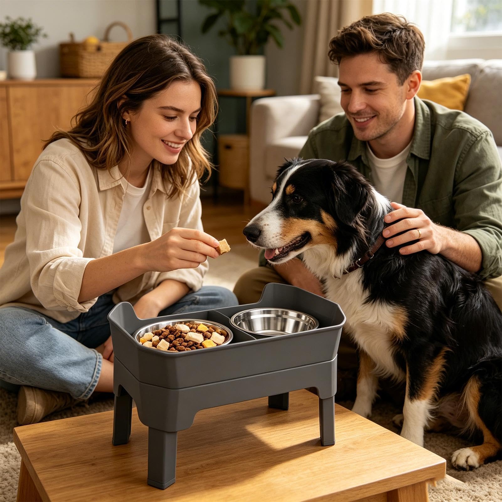 Comederos Elevados Para Perros Estación De Alimentación De Acero Inoxidable | Comederos Con Soporte Cachorros Comer Beber Entrenamiento Cocina Al Aire Libre Viajes Camping Patio Trasero Jardin Ext