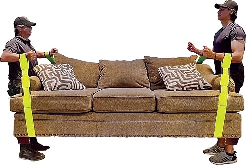 Correas de elevación CargoLift - Fabricado en los Estados Unidos  Mueve muebles, electrodomésticos y colchones pesados con facilidad