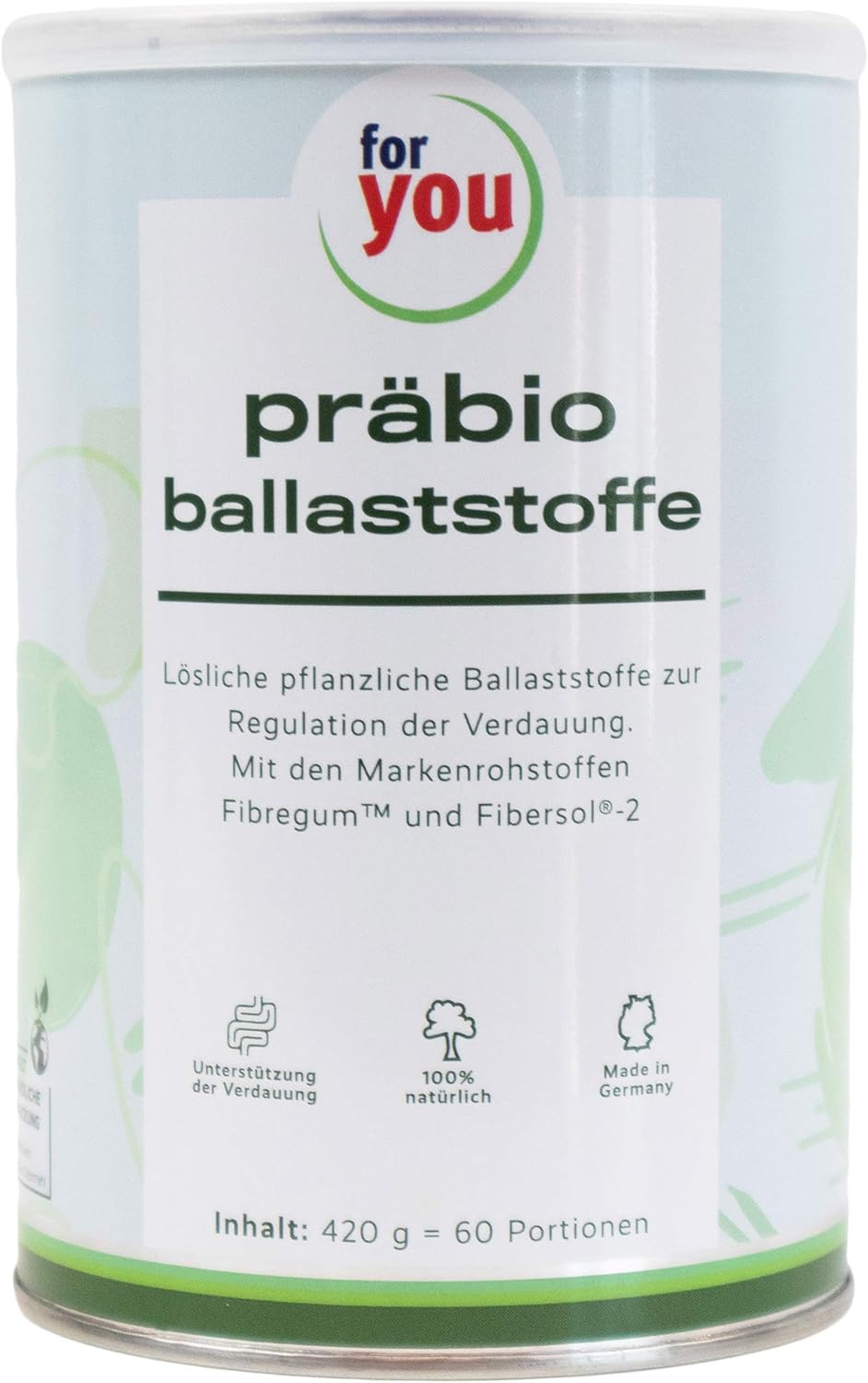präbio ballaststoffe 420g Kombination aus gut löslichen, pflanzlichen
