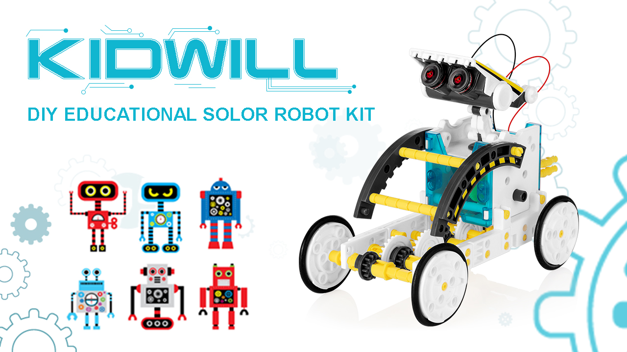 Amazon.com: Kidwill 13-in-1 Educational Solar Robot Kit for