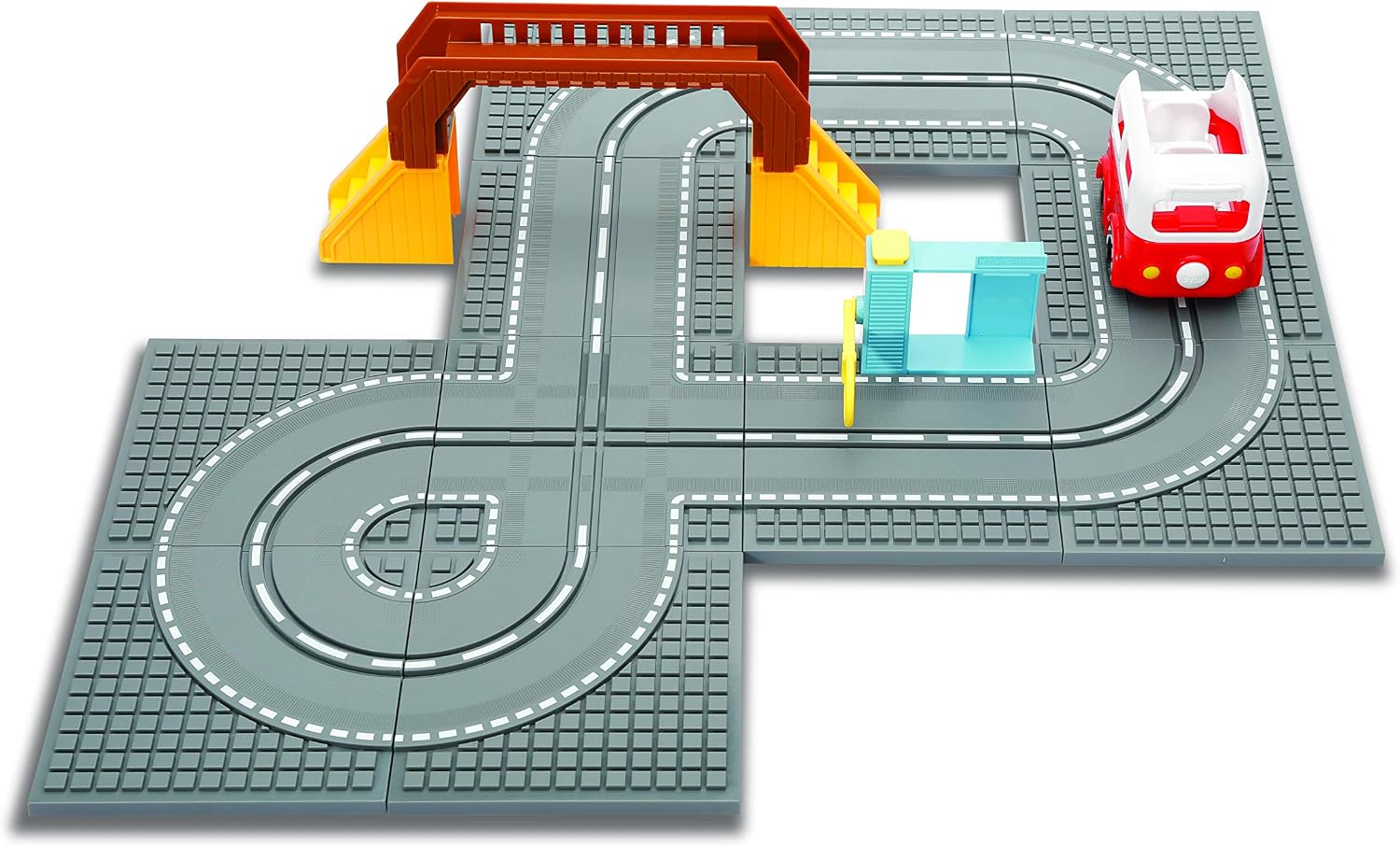 Magformers City Bus Track Set, Multicoloured, Medium - Image 3