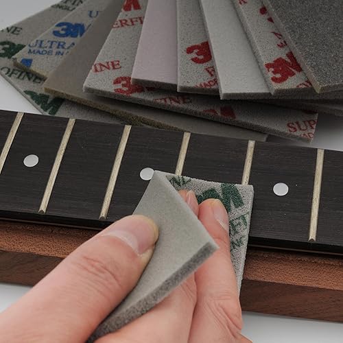 Miniatura 6 de 3M Softback - Esponja de lijado de óxido de aluminio, almohadilla abrasiva de 4-12 pulgadas x 5-12 pulgadas, grano microfino 1200-1500 (juego de 2)