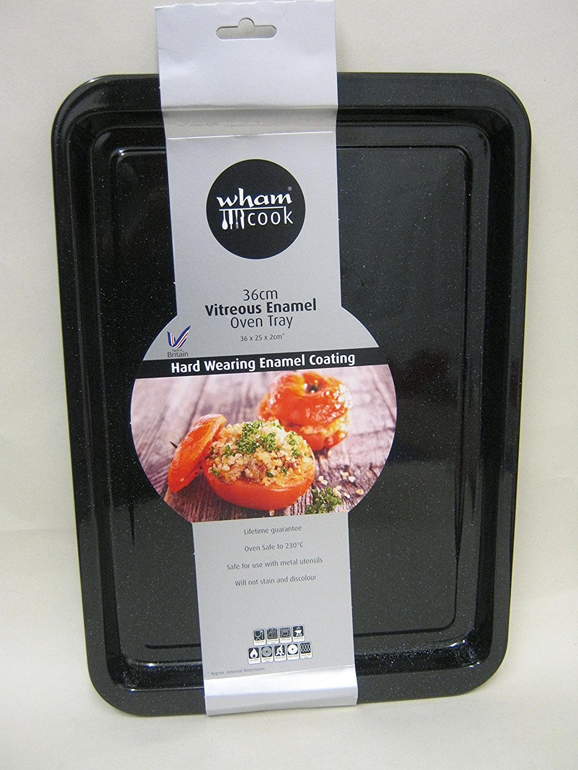 Wham Cook Vitreous Enamel Oven Tray Amazon.in Home & Kitchen