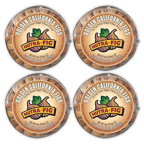 Nutra Fig Golden California Higos secos Higos secos sin azúcar añadido, aperitivos sin gluten, higos secos sin azúcar, fruta seca de higos enteros,