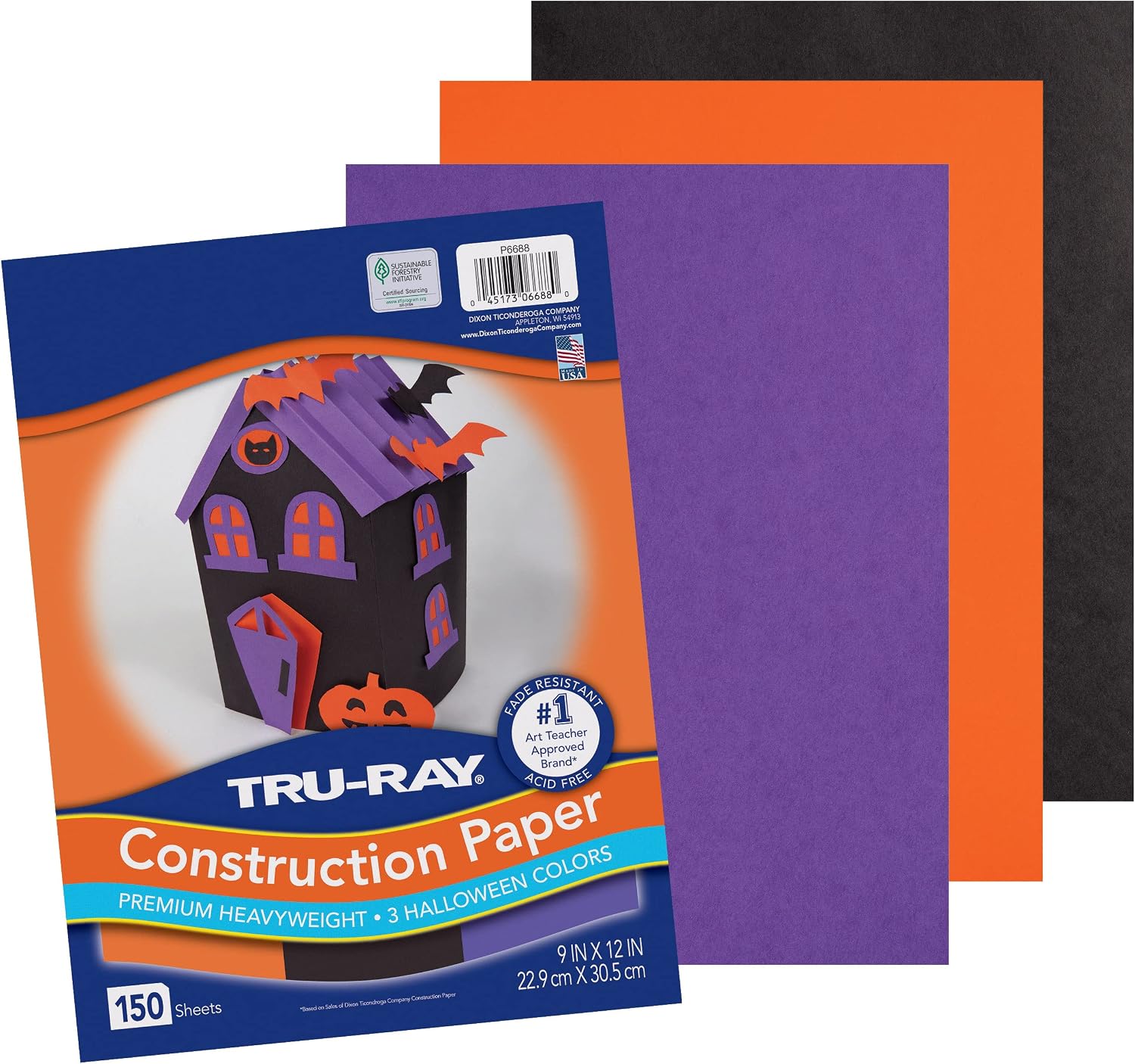 Tru-Ray Construction Paper 9x12" Halloween Assortment