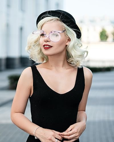 Miniatura 7 de Aisi Gafas de lectura de maquillaje para las mujeres lectores cosméticos Flip Up doble lente aumento gafas