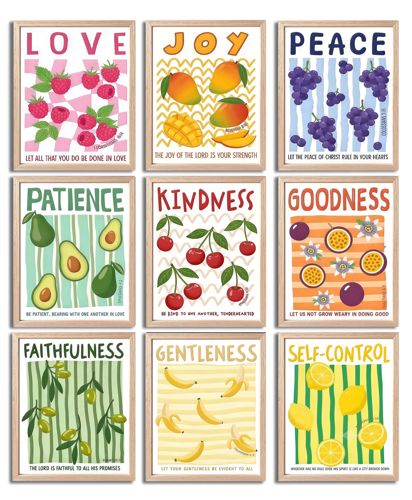Vintage Western Wall Art Set - 9 Prints -15