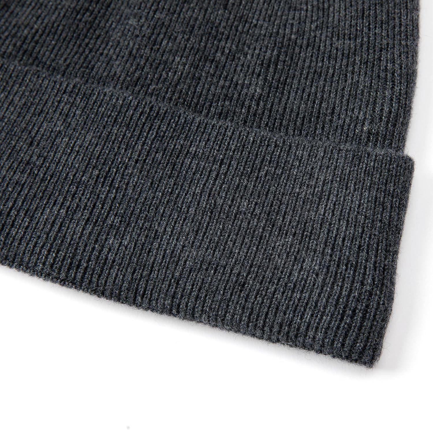 Lallier 100% Merino Wool Beanie with Fleece Lining for Men and Women, Pure Wool Ribbed Knit Warm Winter Hat with Gift Box - Image 4