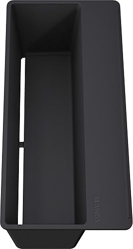 BLANCO 235494 Sity Plastic Shell, Resteschale, color gris lava