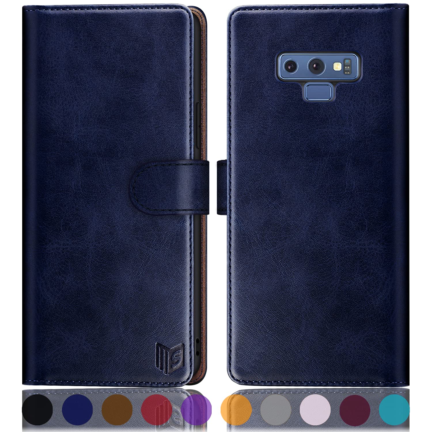 Housse Samsung Note 9 SUANPOT bleue idéale pour sorties et voyages actifs