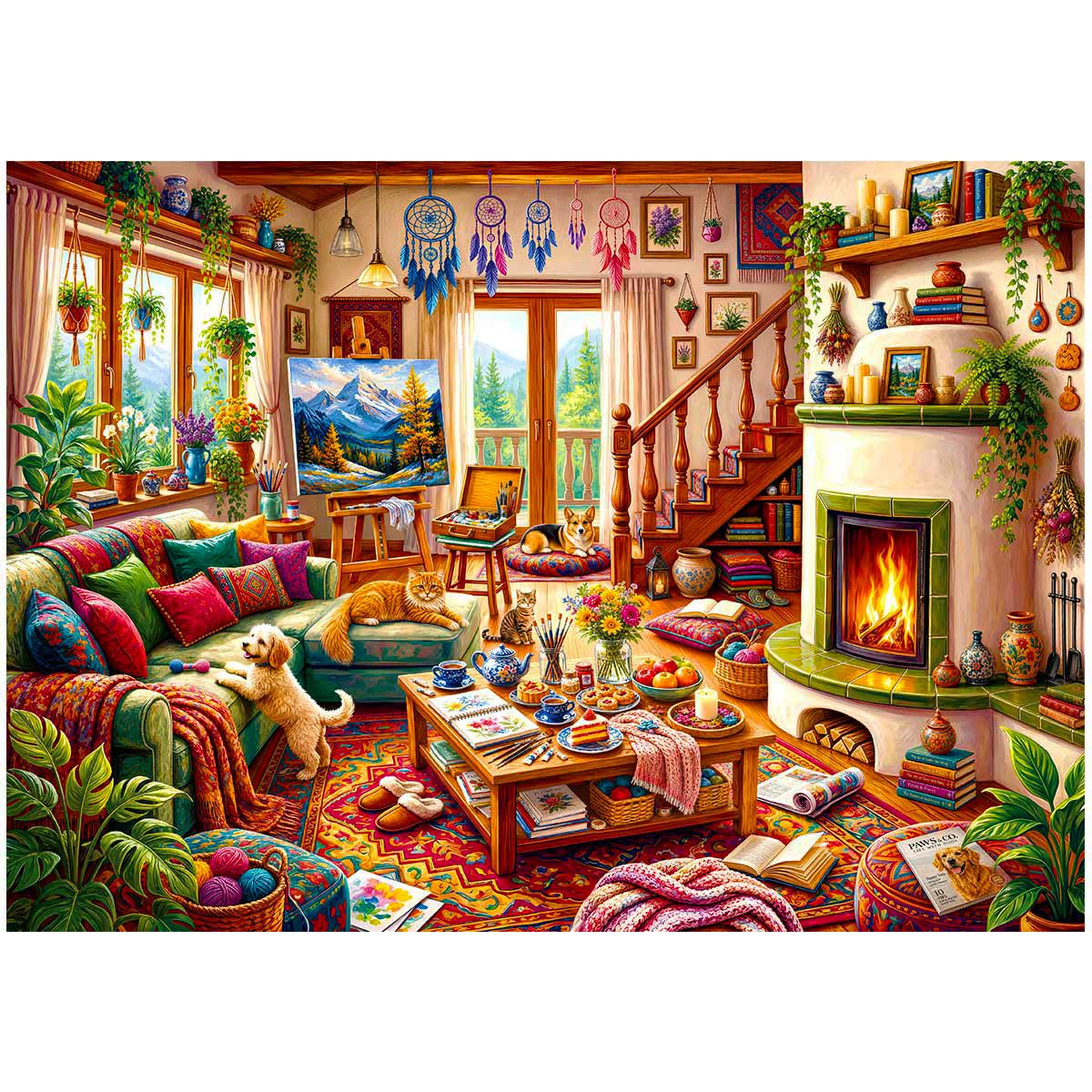 Warmth of Home Jigsaw Puzzles for Adults 1000 Pieces, 1000 Piece Puzzles | 1000 Piece Puz…