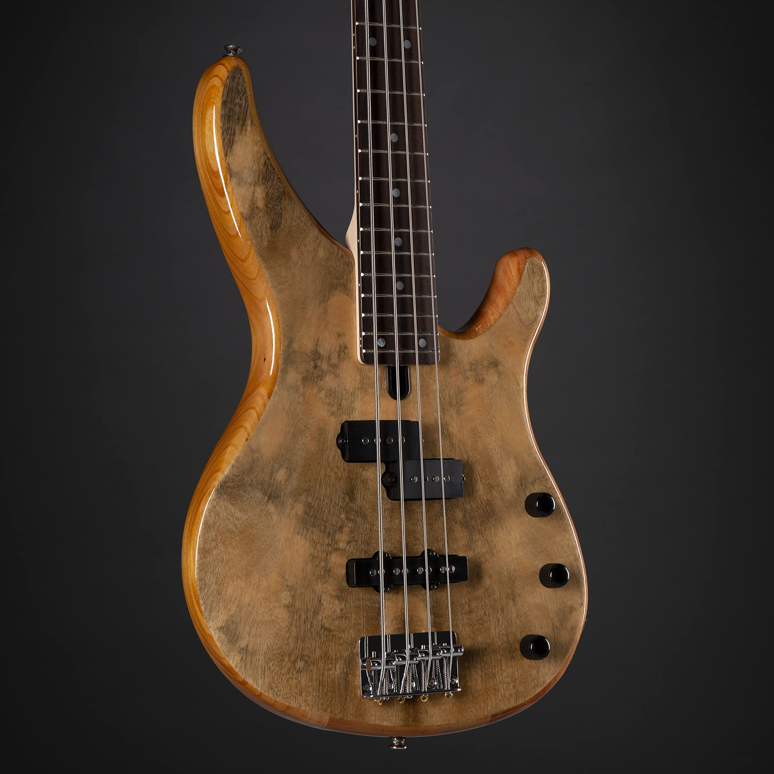 YAMAHA TRBX174EW Chitarra Elettrica a 4 Corde, Marrone (Naturale)