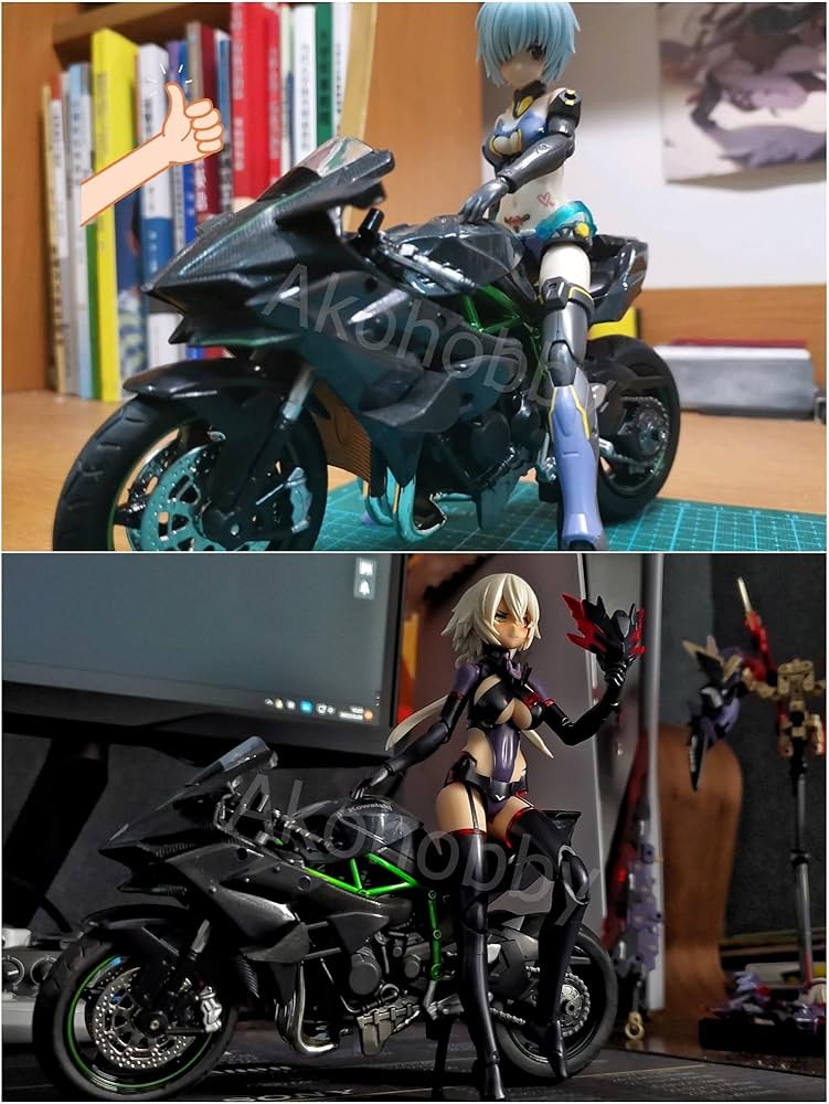 Amazon.co.jp: [完成品] 1/12 バイク カワサキ ニンジャ 朱羅 弓兵 絆