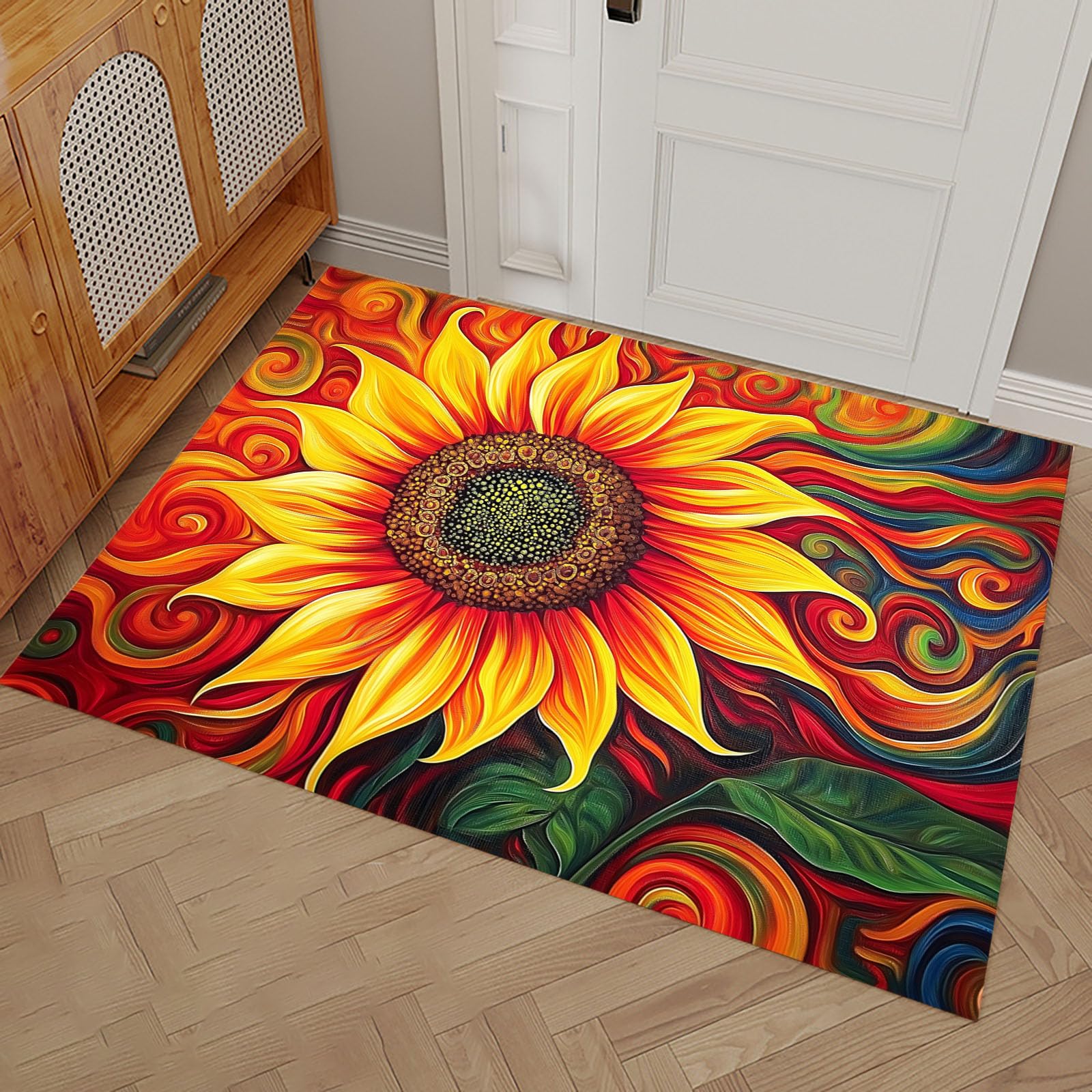 Tapis paillasson intérieur 80x120 absorbant antidérapant pour couloir