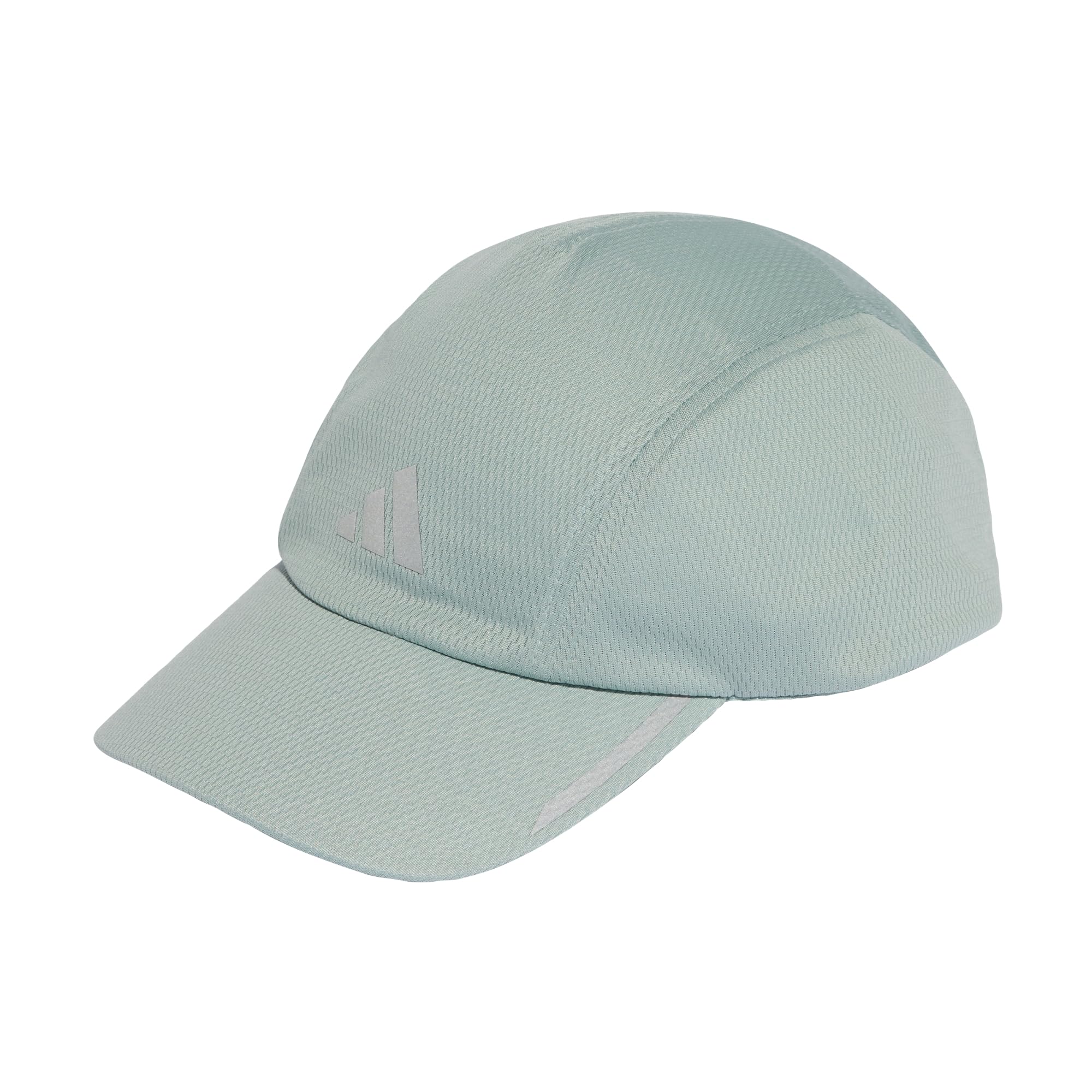 adidas Unisex Running MESH 4 Panel Cap Climacool, Wonder Sage/Reflective Silver, L-XL
