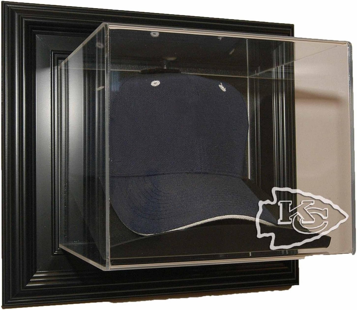 Sports Memorabilia Kansas City Chiefs Cap CaseUp Display