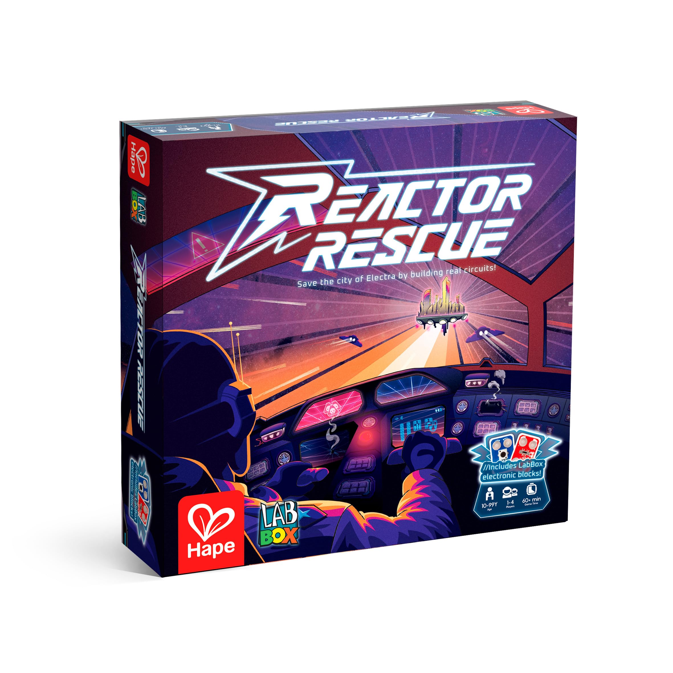 Hape Reactor Rescue Elektronik Brettspiel Strategiespiel ab 10 Jahren