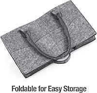 Vista 5 de PandaEar Baby Diaper Caddy Organizer, Portable Travel Diaper Organizer, Nursery Caddy Basket with Divided Design