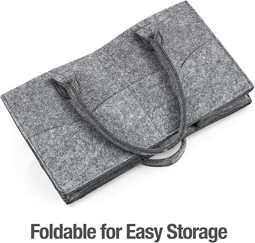 Miniatura 5 de PandaEar Organizador de pañales para bebé, organizador portátil de pañales de viaje, cesta de guardería con diseño dividido