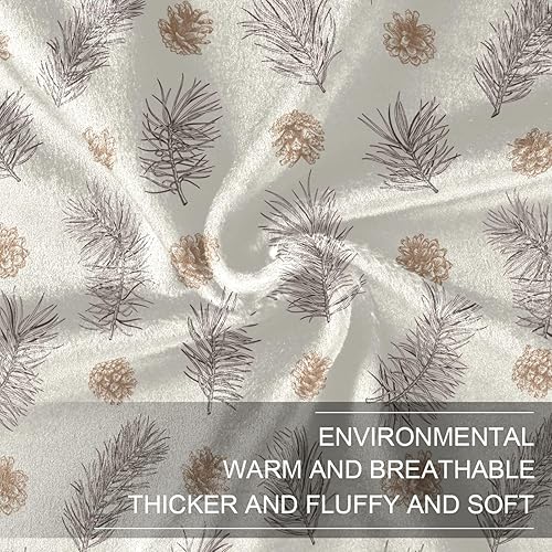 Miniatura 7 de Christmas Print Pine Branches Blankets & Throws, Ultra-Soft Ultra-Soft Throws for Chair, Camping, Couch, Fall Blanket, 60"x90"