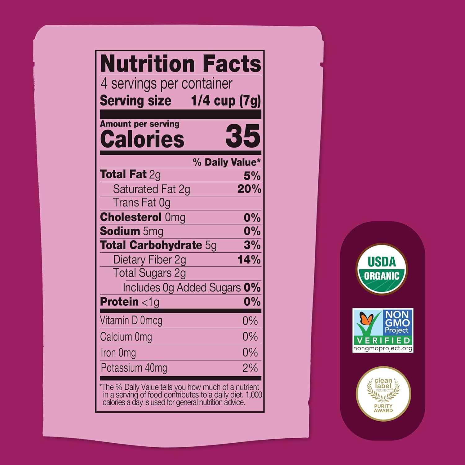 Once Upon A Farm Organic Coconut Melts with Probiotics, Mixed Berry, Dairy Free, Non GMO, Kosher, 1 Ounces (Pack of 8)