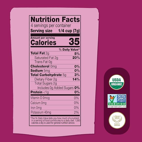 Once Upon A Farm Organic Coconut Melts with Probiotics, Mixed Berry, Dairy Free, Non GMO, Kosher, 1 Ounces (Pack of 8)