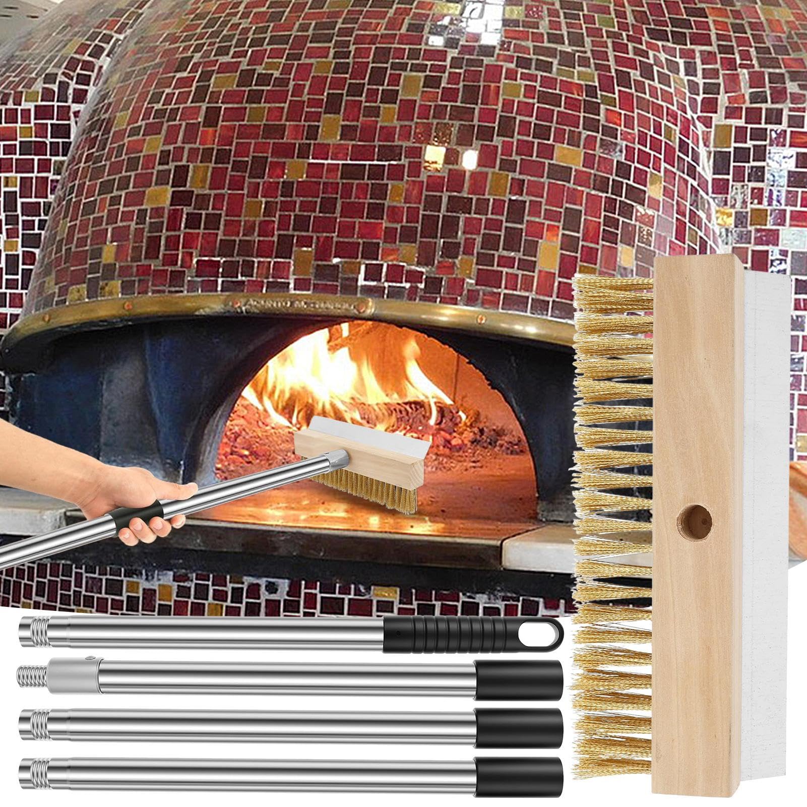 Cepillo Limpiador para Horno Herramienta De Limpieza Para Barbacoa Y | Cepillo Limpiador para Parrilla 149 cm para Casa Cocina Restaurante Barbacoa