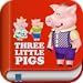 3 Little Piggies & Big Bad Wolf - Interactive Story Book and Fun Games for Kids