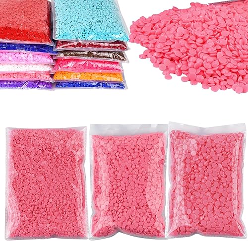 BLINGINBOX 35000 diamantes de imitación de resina con parte trasera plana, resina de gelatina de 0.118 in, 0.157 in, 0.197 in, tamaño mixto, no