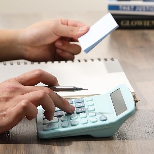 Miniatura 6 de Mr. Pen Calculadora de escritorio de pantalla grande, azul, función estándar, 12 dígitos