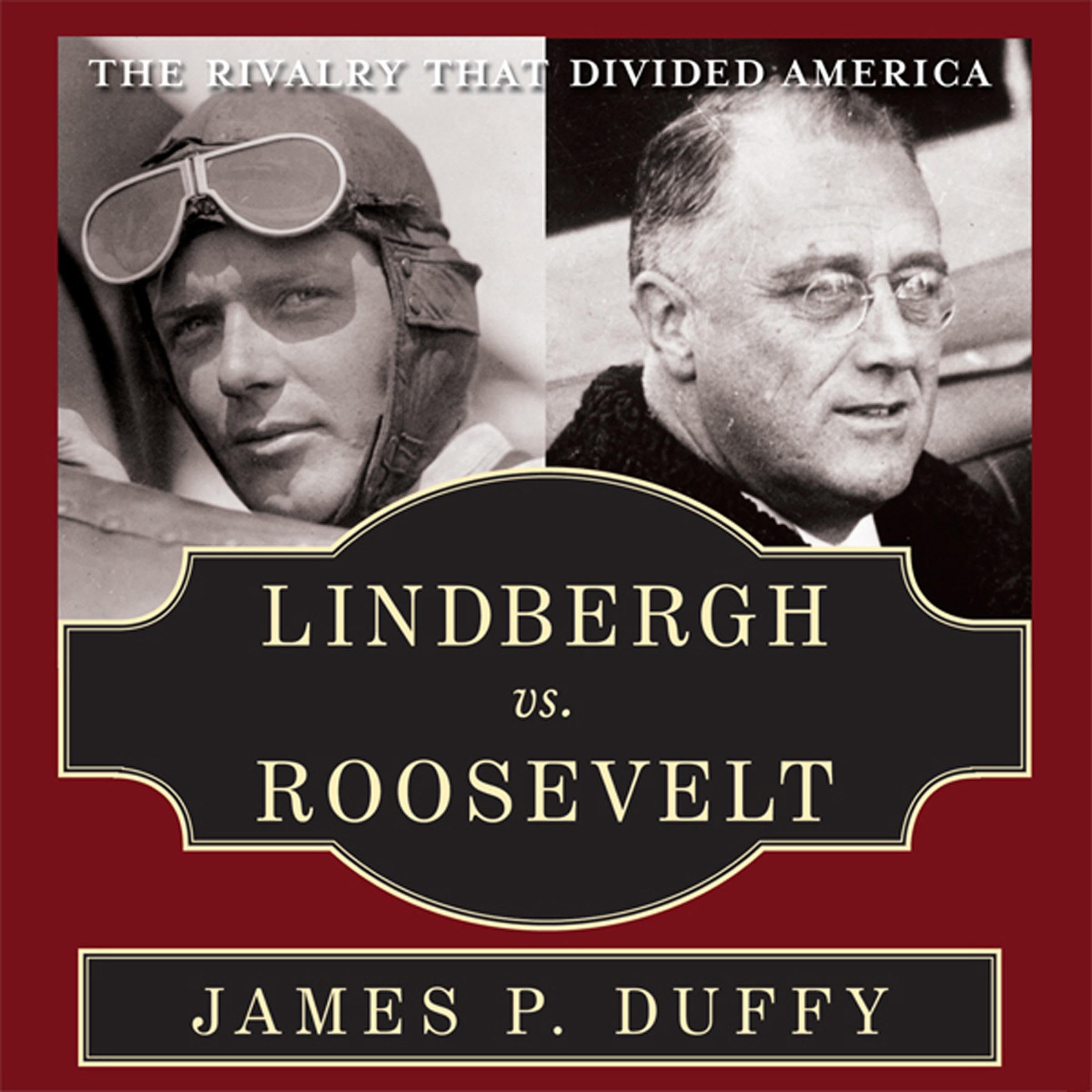 Cover art for Lindbergh vs. Roosevelt