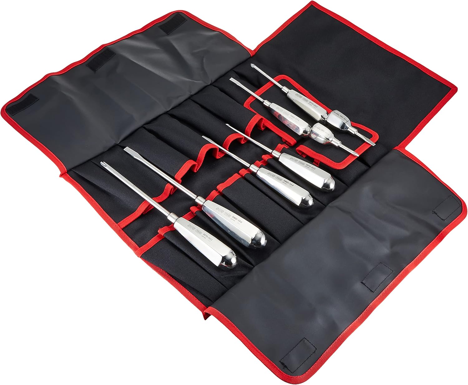 SD8 TONE Stainless Steel Screwdriver Set w/Canvas Case