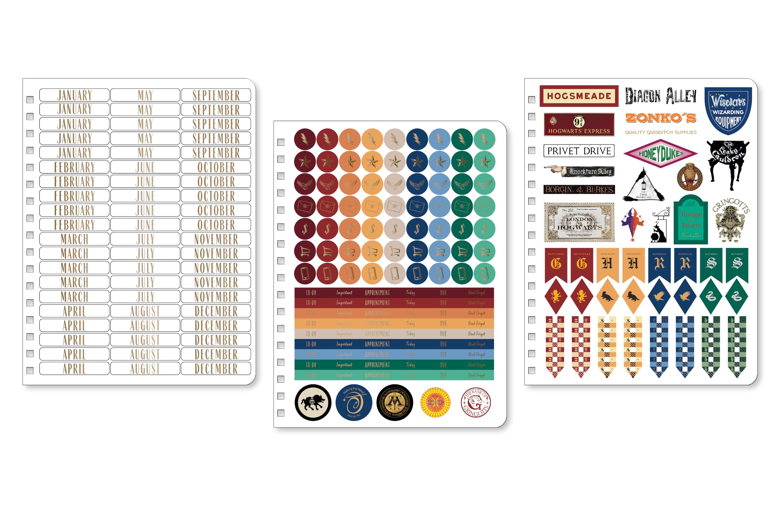 Harry Potter: Magical Places 12-Month Undated Planner