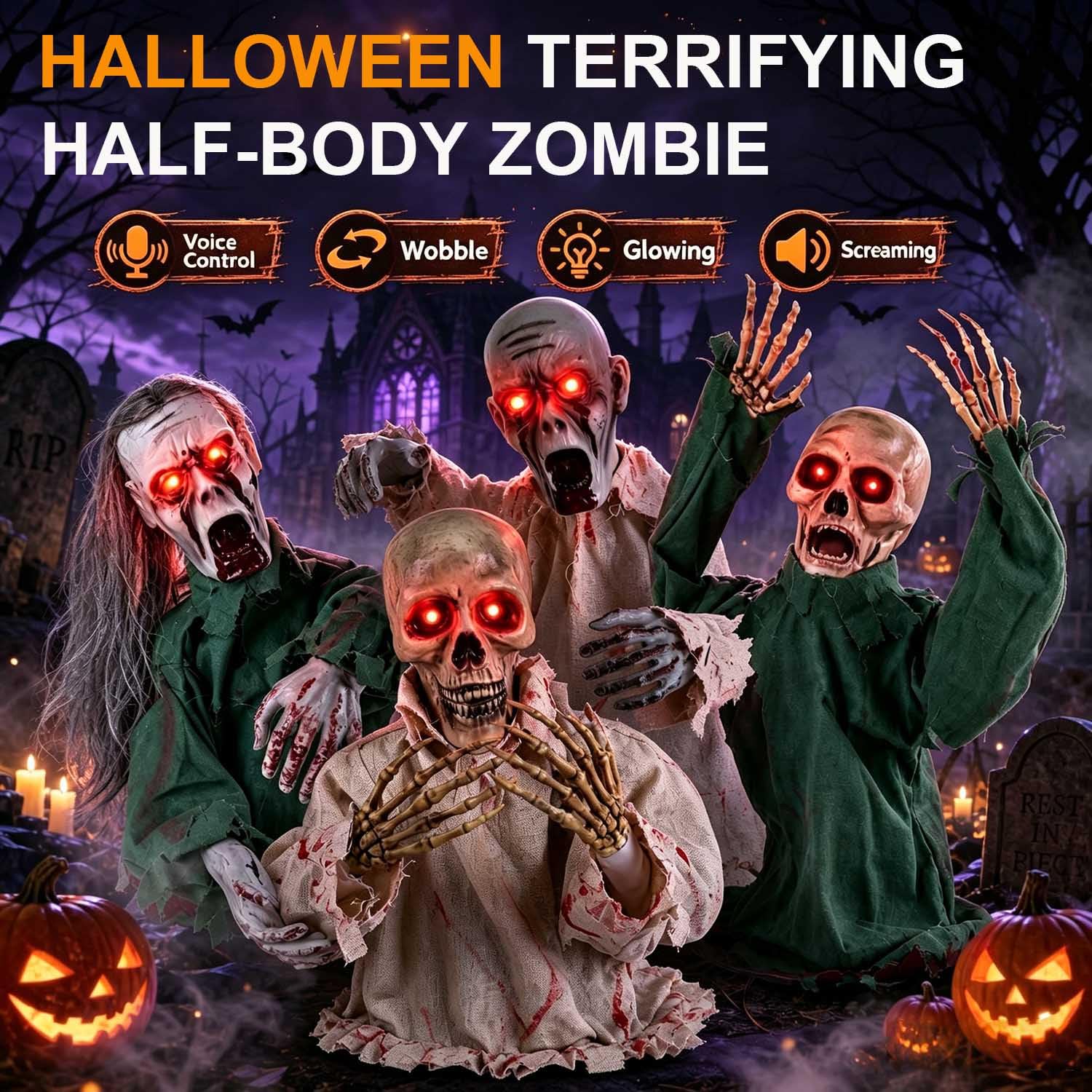 Décoration Animatronic Halloween Extérieur
