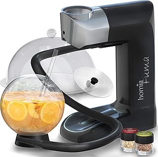 homia Smoking Gun Wood Smoke Infuser - Premium Kit, 14 PCS, Smoker Machine with Accessories and Wood Chips - Cold Smoke fo...