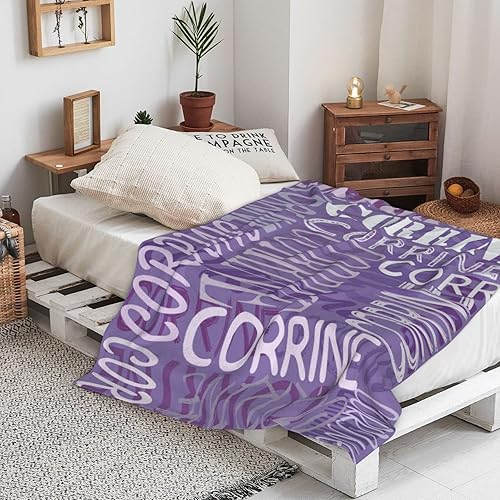 Miniatura 9 de Manta personalizada con nombre para niños y niñas, manta de franela personalizada para cumpleaños, Navidad, Halloween