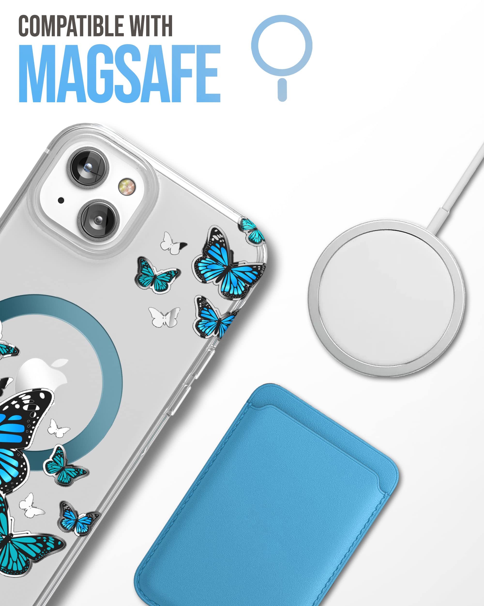 ENCASED Custodia magnetica progettata per iPhone 14, custodia