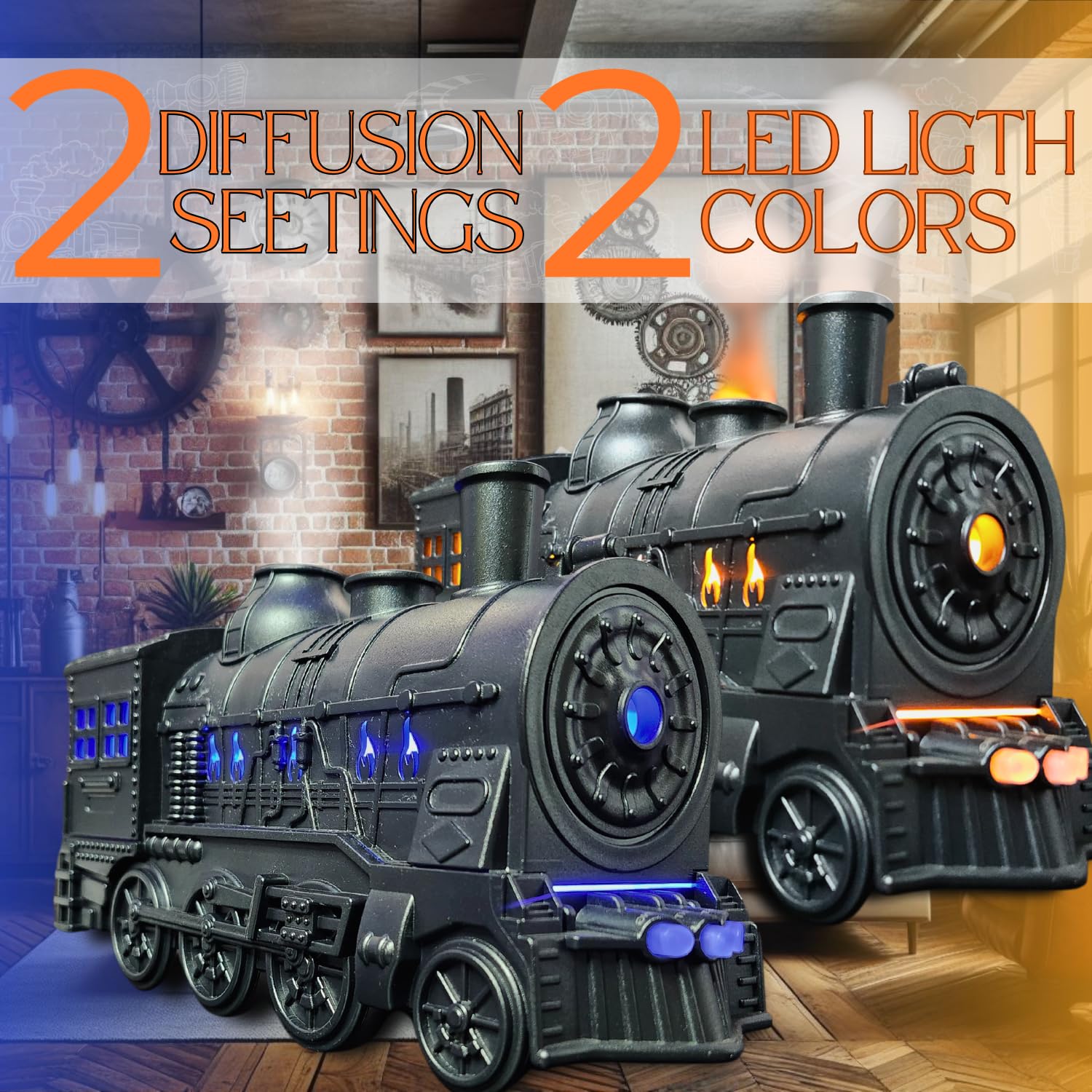 Amazon.com: DI'Aroma Train-Shaped Essential Oil Diffuser for Kids