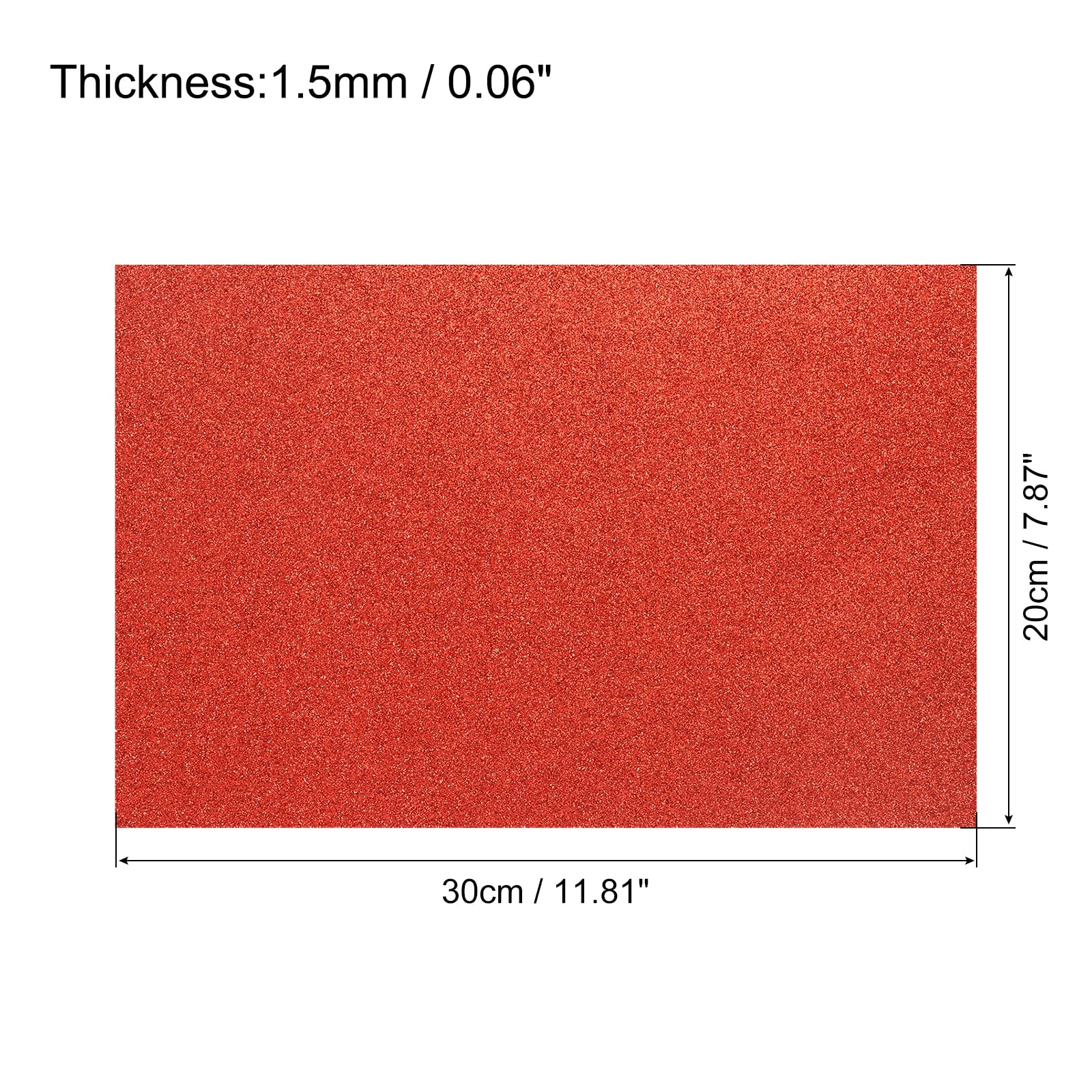 Rebower 2Pcs EVA Foam Sheets - 12" X 8" X 1/16", Bright Yellow For Crafts, Cosplay & DIY