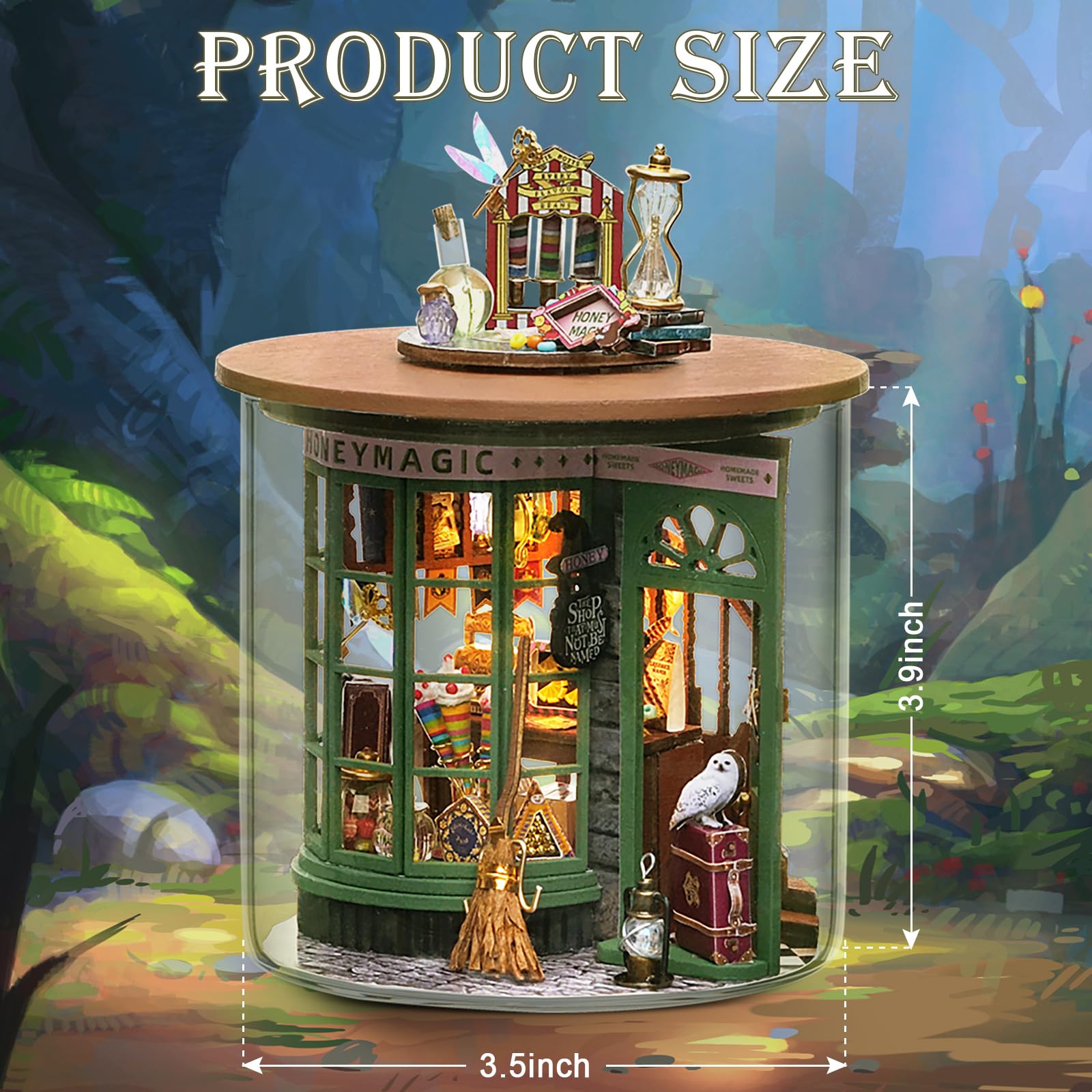 Foyucool DIY Miniature House Kit, Model Kits with Furnitures - Image 2