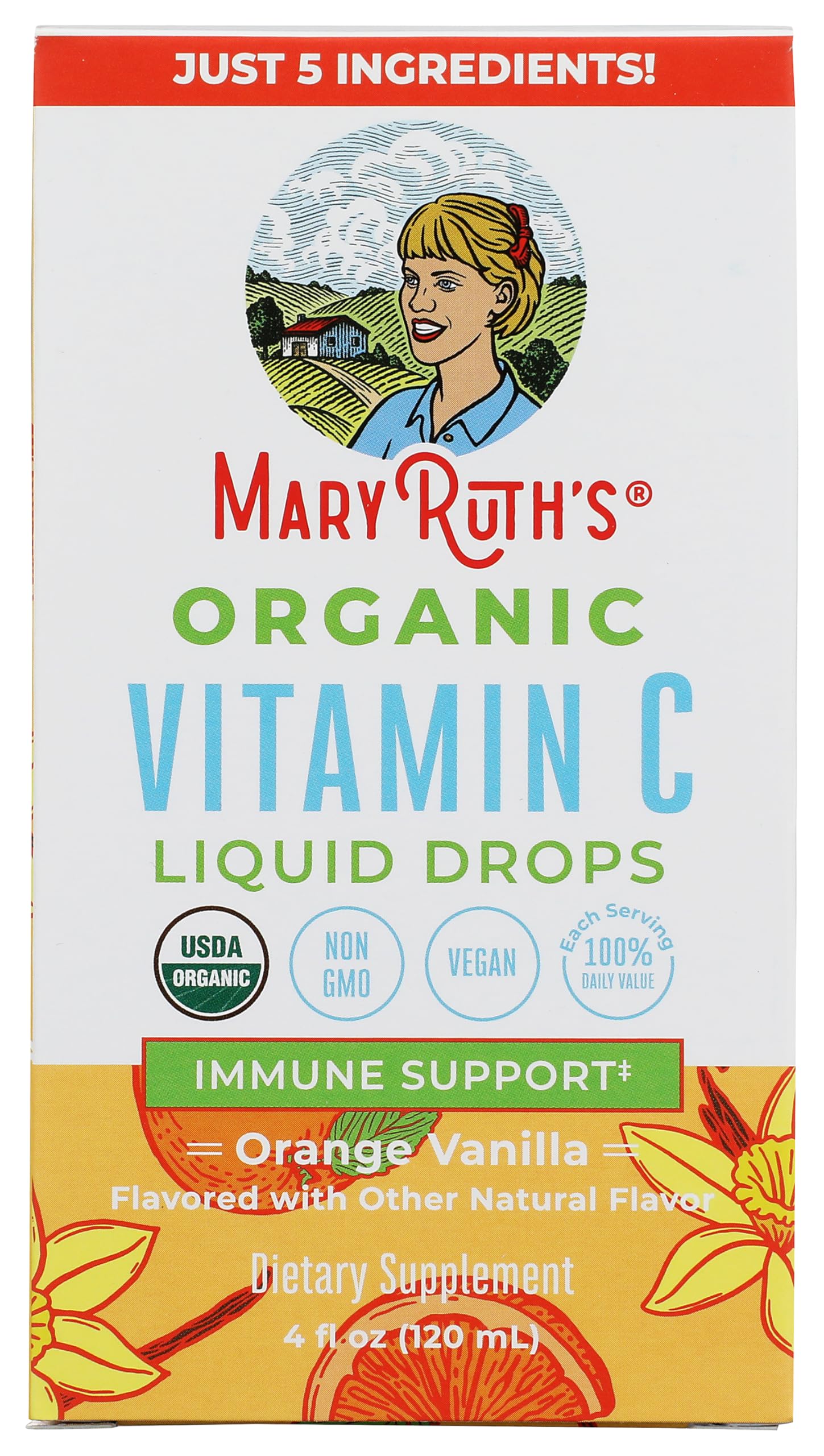 Mary Ruth'S Organic Vitamin C Drops, 4 fl oz