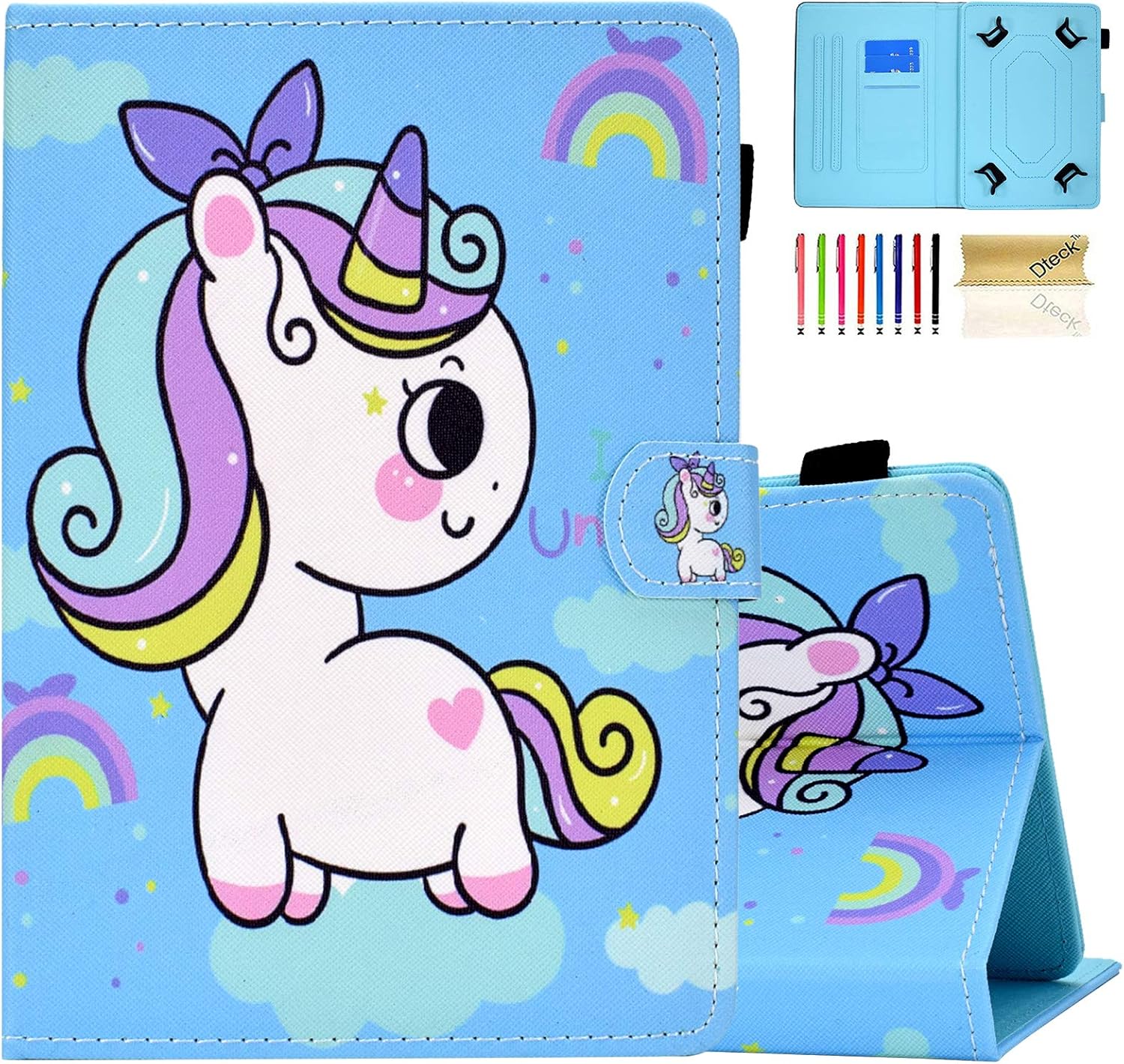 کیف چرمی Dteck برای انواع تبلت 6.5-7.5 Inch