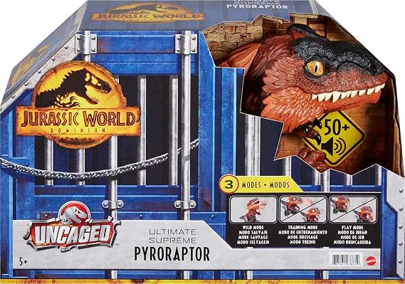 Mattel JW Uncaged Ultimate Fire Dino